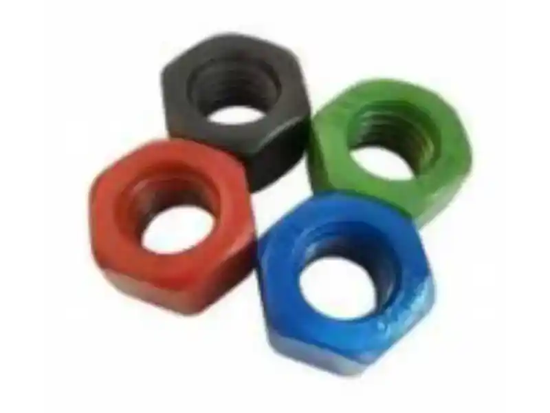 गंज प्रतिरोधक PTFE लेपित हेक्स नट्स उच्च स्नेहन फास्टनर नट्स